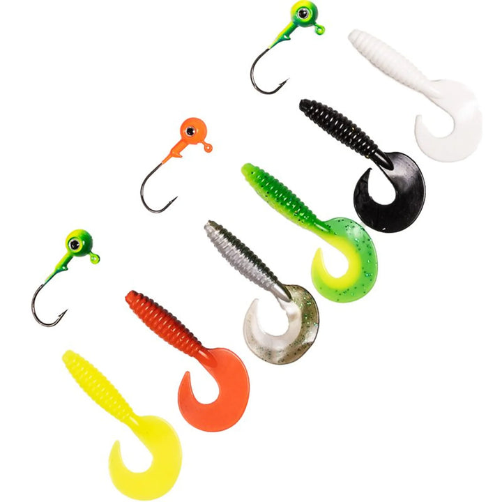 Conrad Fish Conrad Softlures 3x6 65mm single tail assorted colors – Fladen Fishing AB
