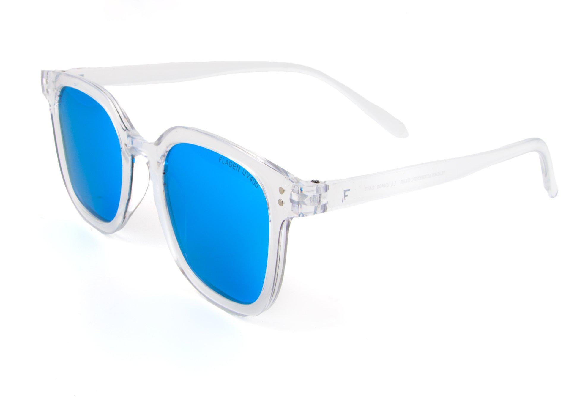 Polarized sunglasses Downtown clear blue mirror